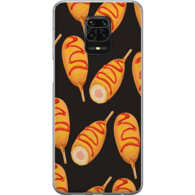 Mobilskal till Xiaomi Redmi Note 9S med Kycklingklubba motiv