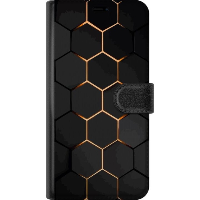 Plånboksfodral till ZTE Blade V50 Vita med Lyxigt Mönster motiv