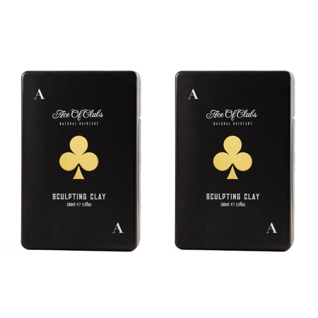 Ace 2-pack Ace of Clubs Natural Haircare Sculpting Clay 100ml