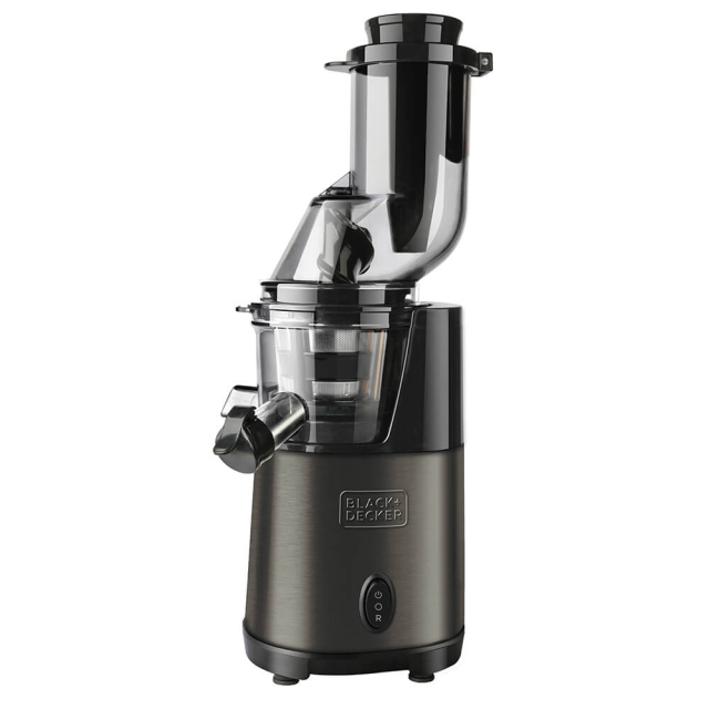 BLACK+DECKER Slow Juicer BXJE200E Borstat Rostfritt Stål