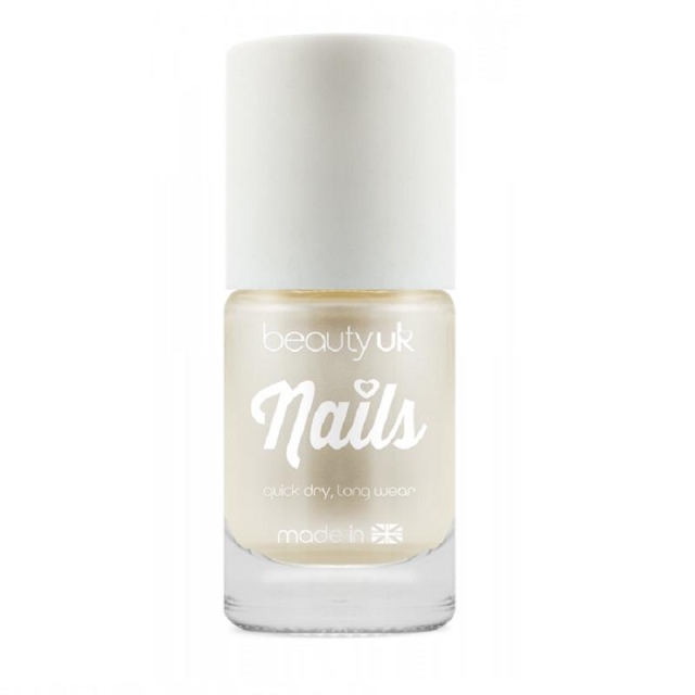 BeautyUK Beauty UK Candy Pearl Nail Polish - White
