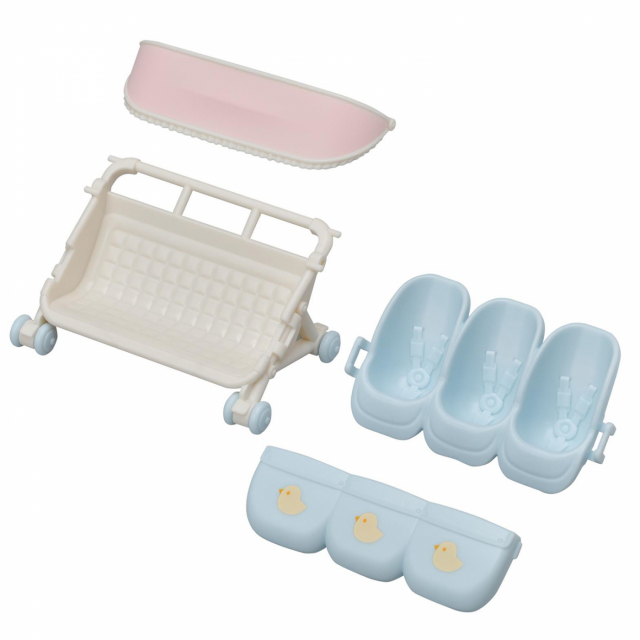 Sylvanian Families Triplets Stroller