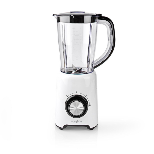 Nedis Blender | 800 W | 1.5 l | Plast | 2 hastighetsinställning | Vit