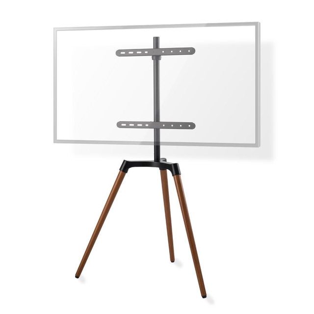 Nedis Golvstativ | 50 - 65 " | Maximal skärmvikt som stöds: 35 kg | Scandinavian Design | Roterbar | Anti-tip rem | Snäpplås | Aluminium / Stål | Svart