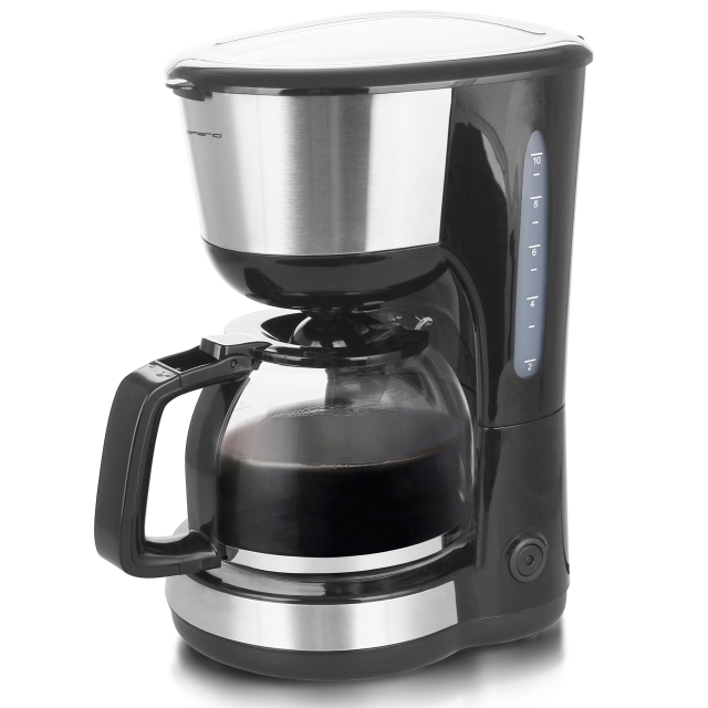 Emerio Kaffebryggare  1000Watt 1,25l rostfri