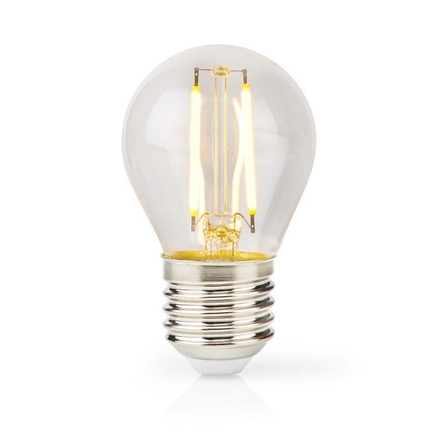 Nedis LED Glödlampa E27 | G45 | 4.5 W | 470 lm | 2700 K | Dimbar | Varm Vit | Retrostil | 1 st