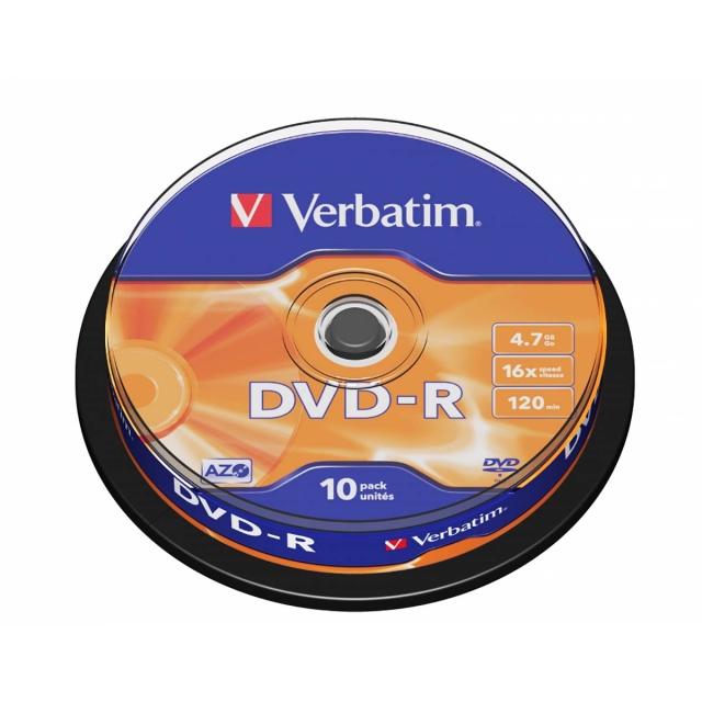 DVD-R 16X 4.7GB 10 Packa Axel Matt Silver