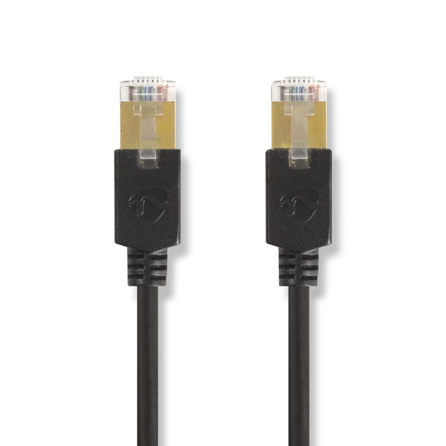 Nedis CAT6 Nätverkskabel | RJ45 hane | RJ45 hane | F/UTP | 3.00 m | Rund | LSZH / PVC | Antracit | Kartong med fönster