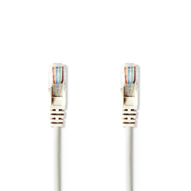 Nedis CAT5e nätverkskabel | U/UTP | RJ45 hane | RJ45 hane | 5.00 m | Rund | PVC | Grå | Kuvert