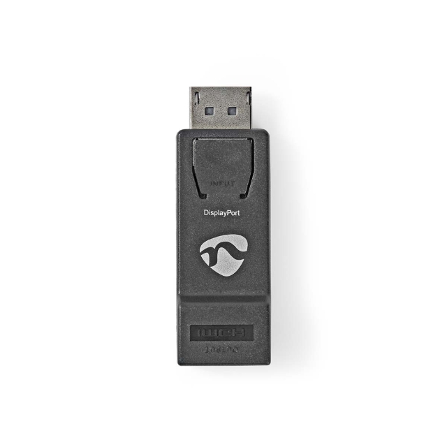 Nedis Displayport-adapter | DisplayPort Hane | HDMI™ Utgång | 1080p@60Hz | Nickelplaterad | Rak | Rund | ABS | ABS | Svart | Låda