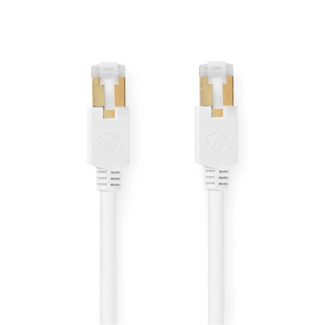 Nedis CAT6 Nätverkskabel | RJ45 hane | RJ45 hane | S/FTP | 3.00 m | Inomhus | Rund | LSZH | Vit | Låda