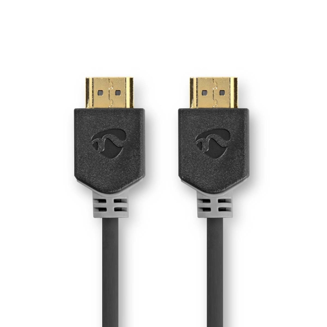 Nedis Ultra High Speed HDMI ™ kabel | HDMI™ Kontakt | HDMI™ Kontakt | 8K@60Hz | 48 Gbps | 3.00 m | Rund | 6.7 mm | Antracit | Låda