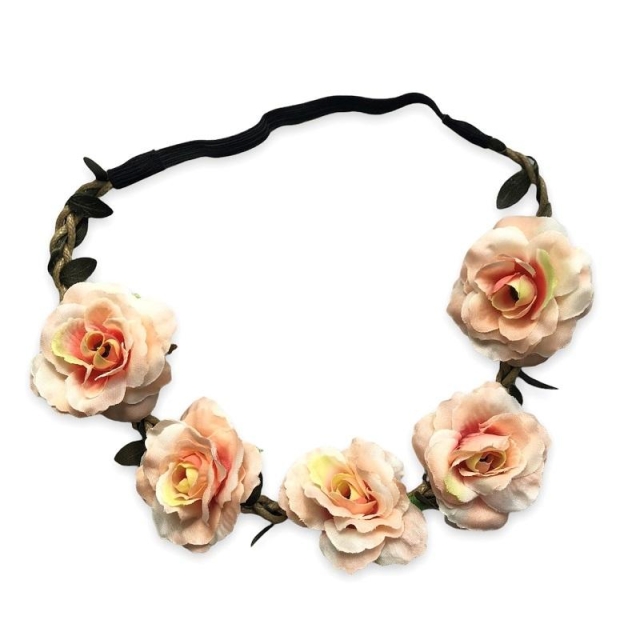 Hårband Hairband Blossom - Peach