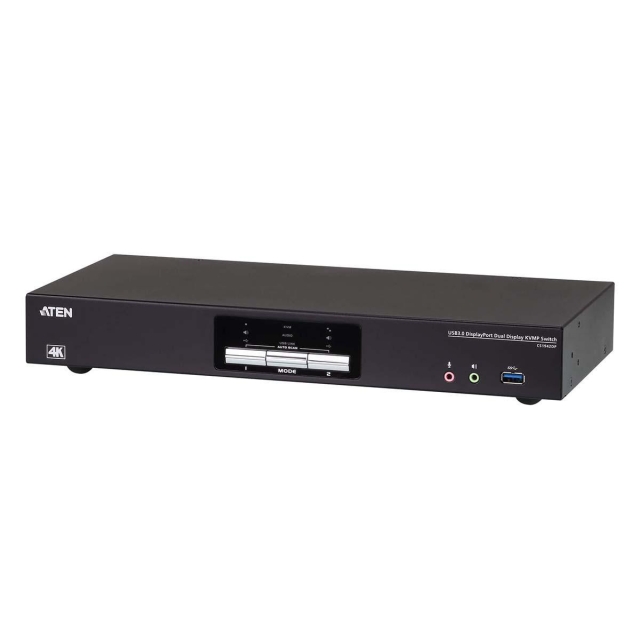 2-portars USB 3.0 4K DisplayPort Dual Display KVMP™-switch