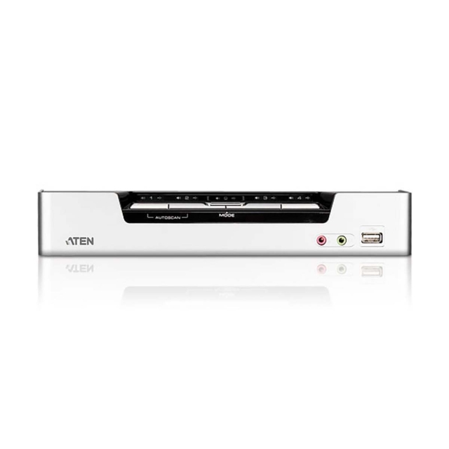 Aten CS1794 4-Port KVM Switch Svart
