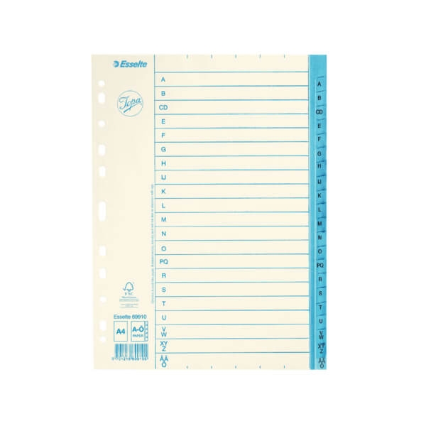 ESSELTE Register Jopa A4/A-Ö 