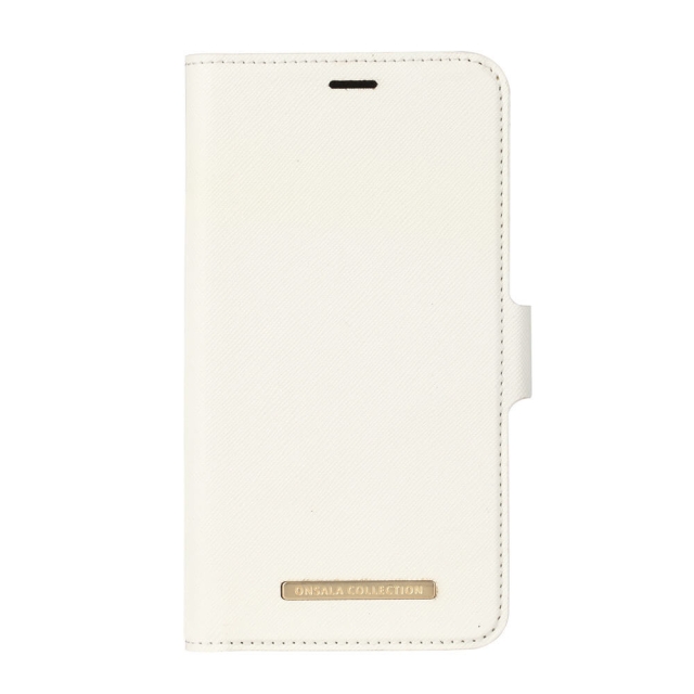 Onsala Mobilfodral Saffiano White - iPhone XR