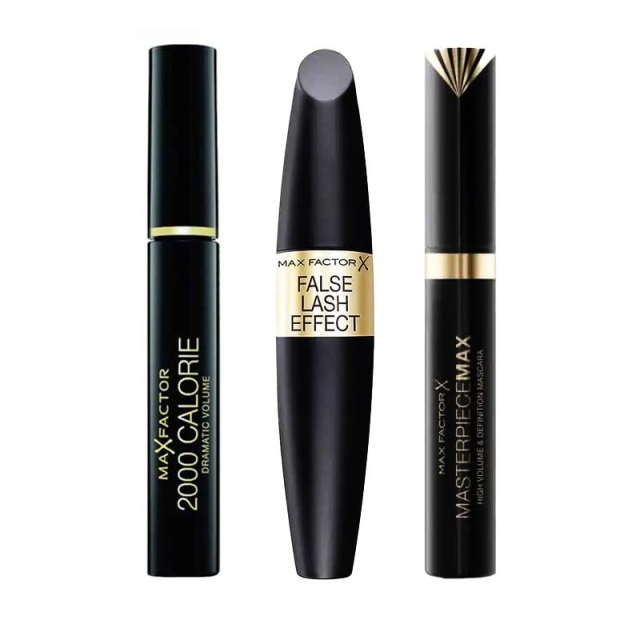 Max Factor 3-pack Mascara Mix 2000 Calorie + False Lash Effect + Masterpiece Max