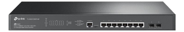 tplink JetStream TL-SG2210MP - Switch - smart - 8 x 10/100/1000 (Po