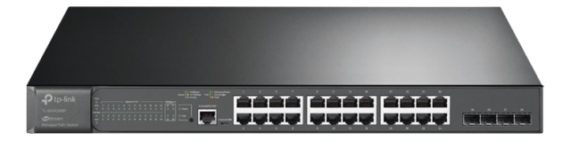 tplink JetStream™ 28-Port Gigabit L2+ Managed Switch w/ 24-Port PoE