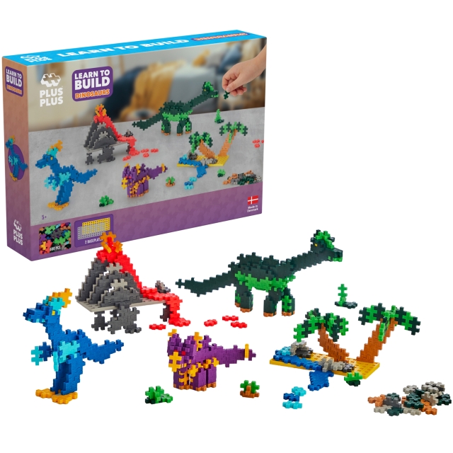 Plus Plus Learn To Build Dinosaurs