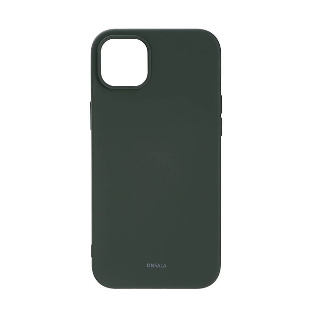 Onsala Mobilskal Silikon Olive Green - iPhone 14 Plus