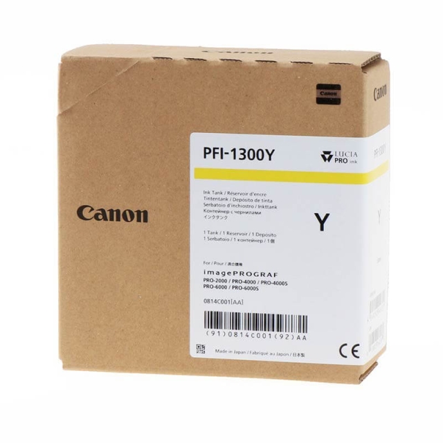 Canon Bläck 0814C001 PFI-1300 Gul