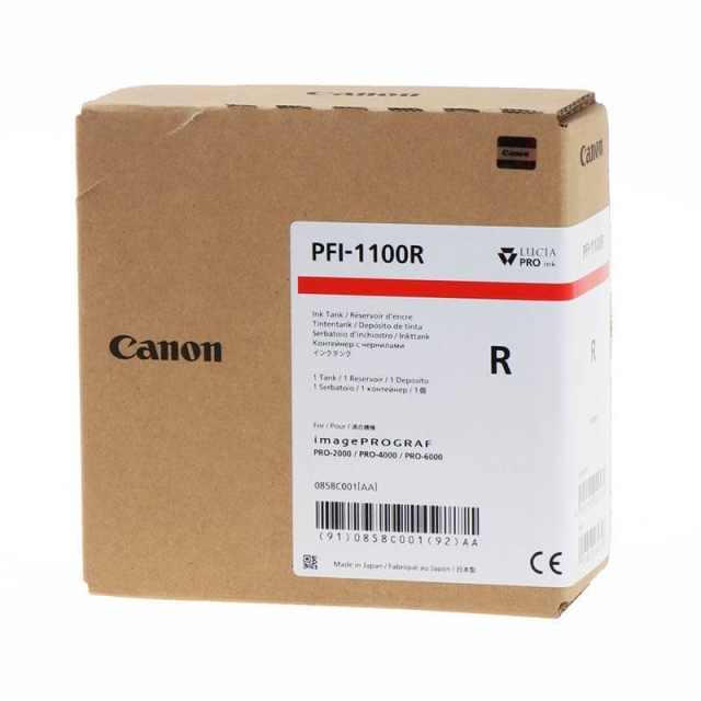 CANON Bläck 0858C001 PFI-1100 Röd