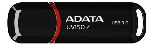 ADATA UV150 USB-minne, 128GB, USB 3.0, svart