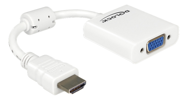 DeLOCK Adapter HDMI-A male > VGA female white