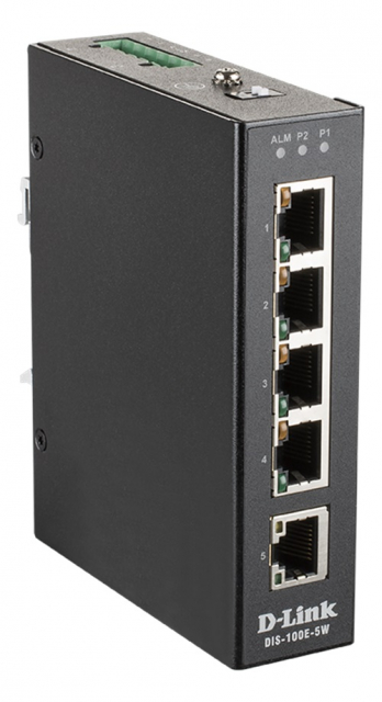dlink 5 Port Unmanaged Switch with 5 x 10/100 BaseT(X) ports