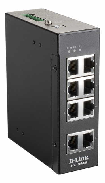 dlink 8 Port Unmanaged Switch with 8 x 10/100 BaseT(X) ports