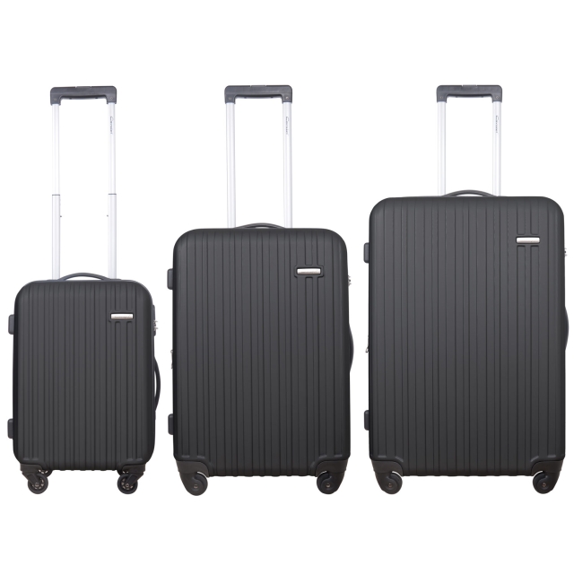 Cavalet Resväskor 3-Pack Rhodos Svart