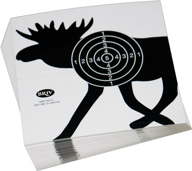 Måltavla Älg 50 st