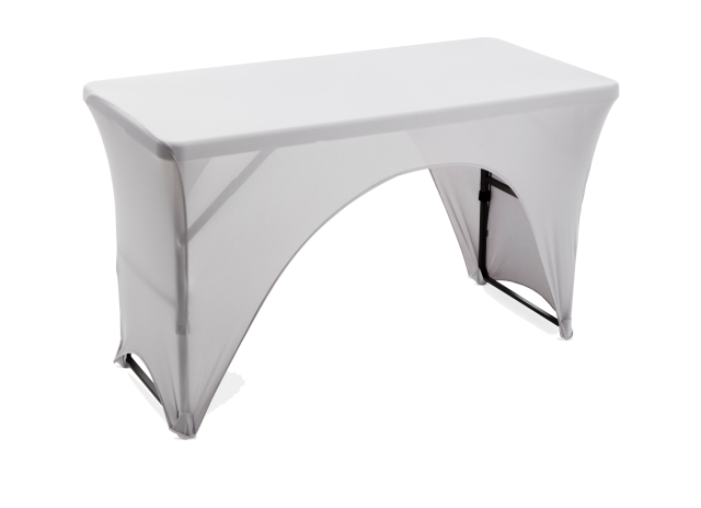 Briv Stretchduk Spandex Small, 122 cm, Silvergrå