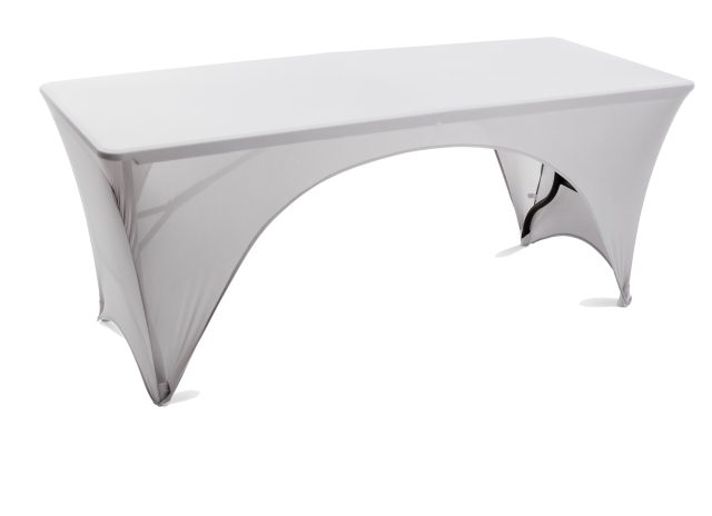 Briv Stretchduk Spandex Large, 183 cm, Silvergrå