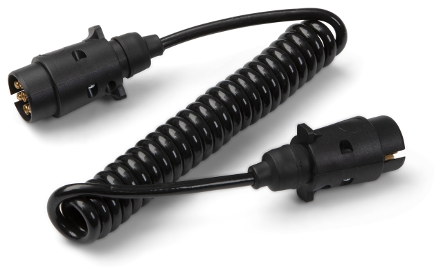 Briv Skarvsladd spiral släpvagn 7-till 7-polig