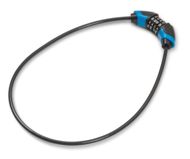 Cykellås Wire Kombination 8x1000 mm