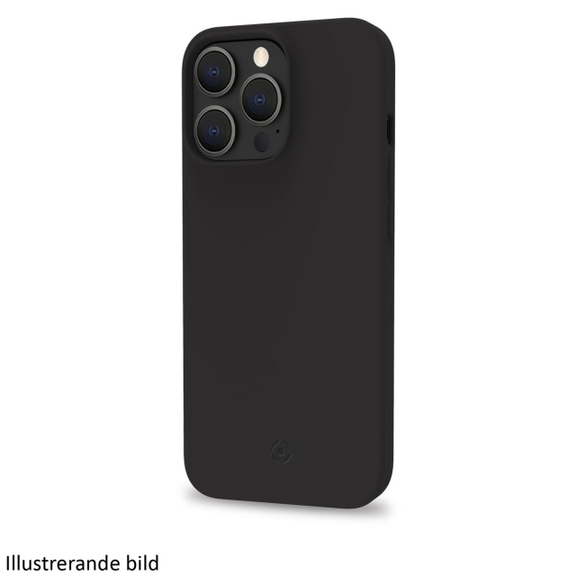Celly Planet Soft TPU-Cover GRS 100% återvunnen TPU iPhone 15 Pro Svart