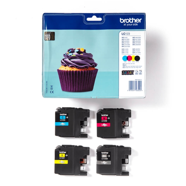 Brother Bläck LC123VALBPDR LC-123 Multipack