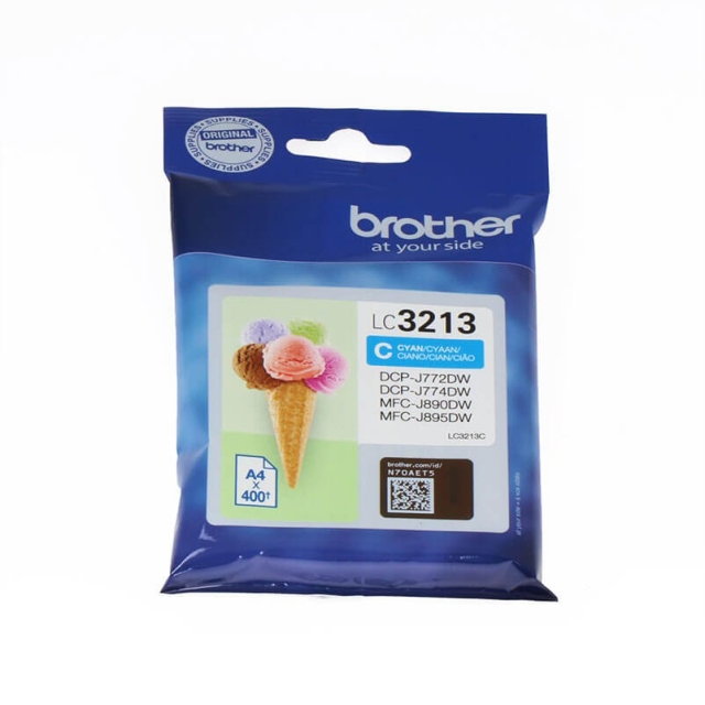 Brother Bläck LC3213C LC-3213 Cyan