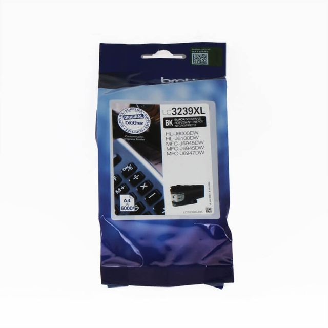 Brother Bläck LC3239XLBK LC-3239XL Svart