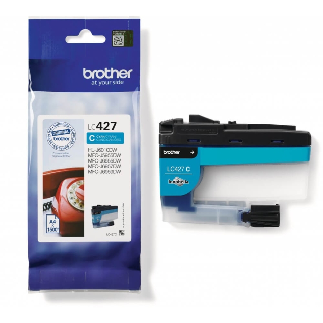 Brother Bläck LC427C LC-427 Cyan