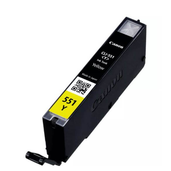 Canon Bläck 6511B001 CLI-551 Gul