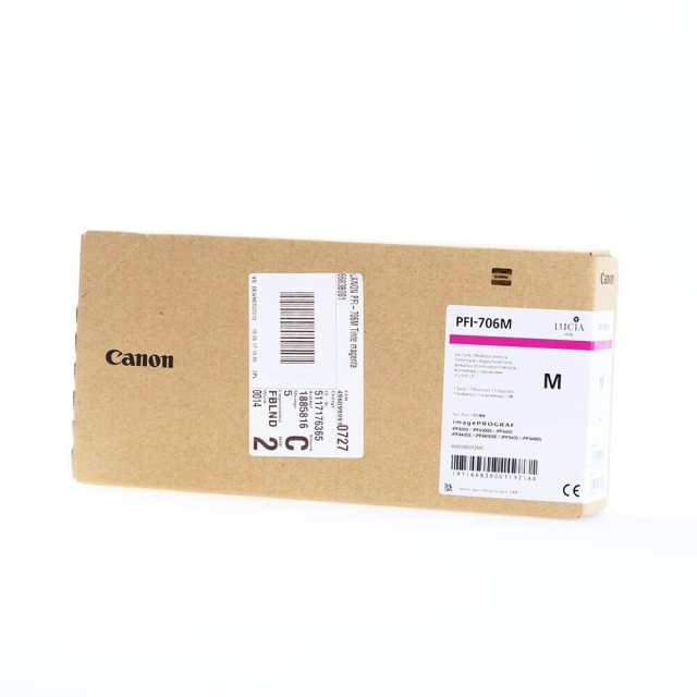 Canon Bläck 6683B001 PFI-706 Magenta