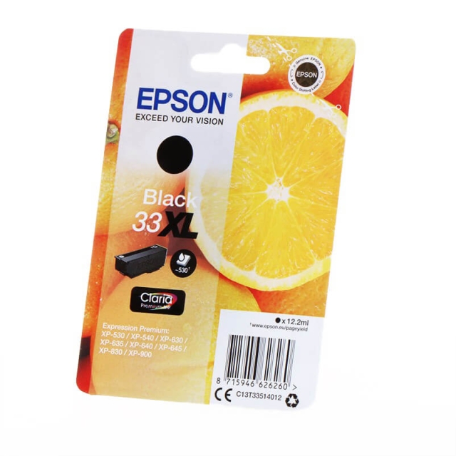 EPSON Bläck C13T33514012 33XL Svart, Oranges