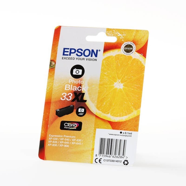 EPSON Bläck C13T33614012 33XL Fotosvart, Oranges