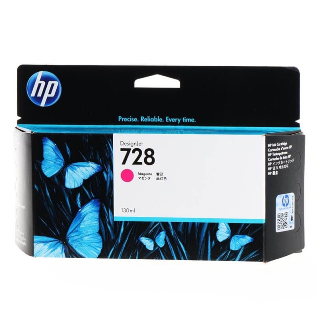 HP Bläck F9J66A 728 Magenta 130ml