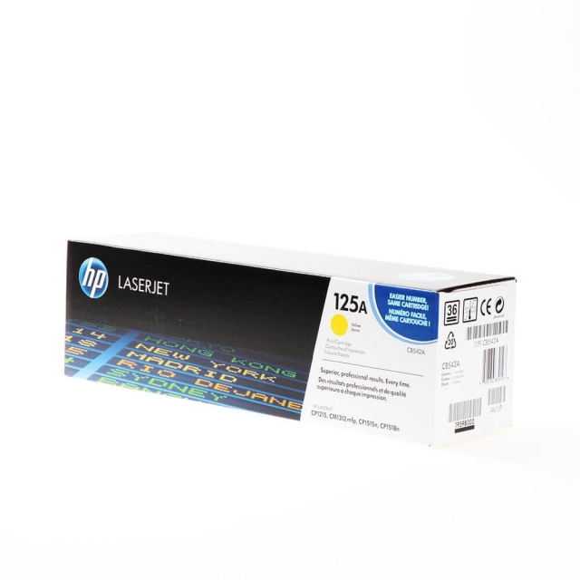 HP Toner CB542A 125A Gul