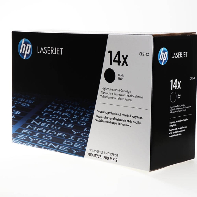 HP Toner CF214X 14X Svart